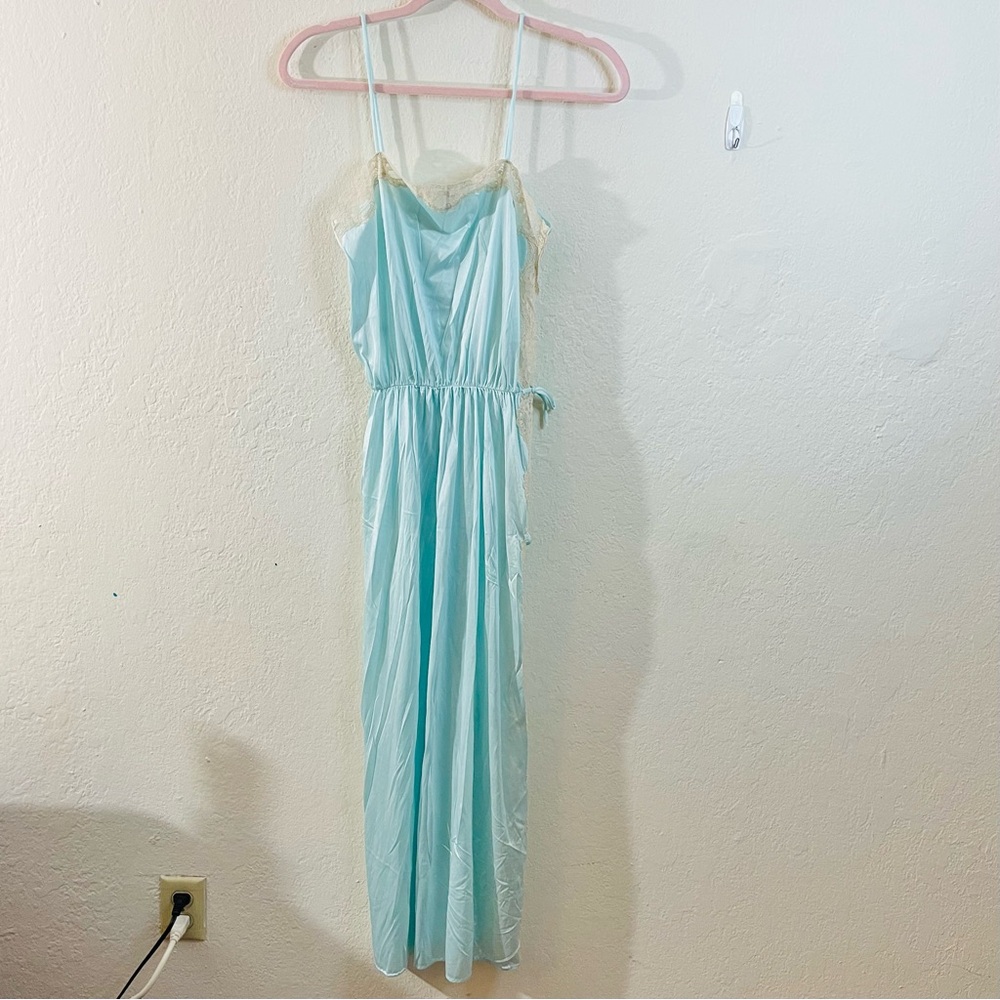 Vintage Avon Fashions Lingerie Nightgown Side Tie Women S Romantic Lace Sexy